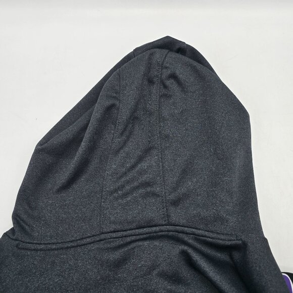 Colorado Rockies Majestic Black Hoodie Sweatshirt Medium MLB Logo Fan Gear - Picture 8 of 9